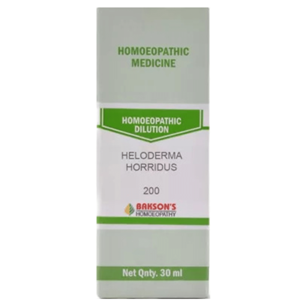 Bakson's Homeopathy Heloderma Horridus Dilution 200