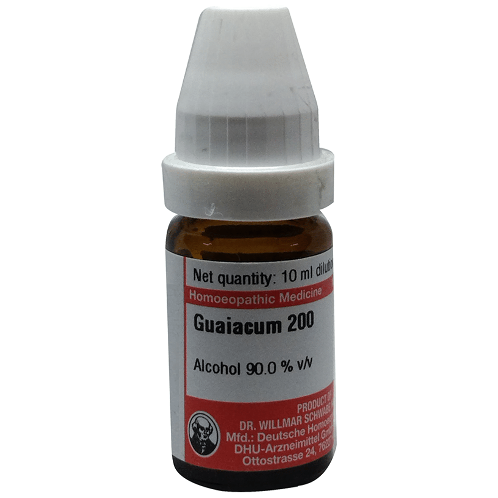Dr Willmar Schwabe Germany Guaiacum Dilution 200 Dr Willmar Schwabe Germany Guaiacum Dilution 200