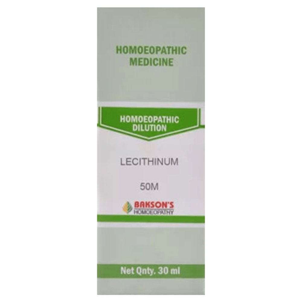 Bakson's Homeopathy Lecithinum Dilution 50M Bakson's Homeopathy Lecithinum Dilution 50M