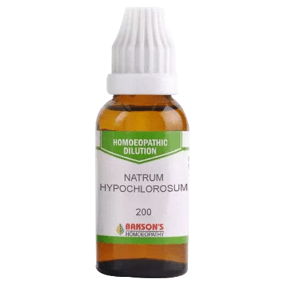Bakson's Homeopathy Natrum Hypochlorosum Dilution 200