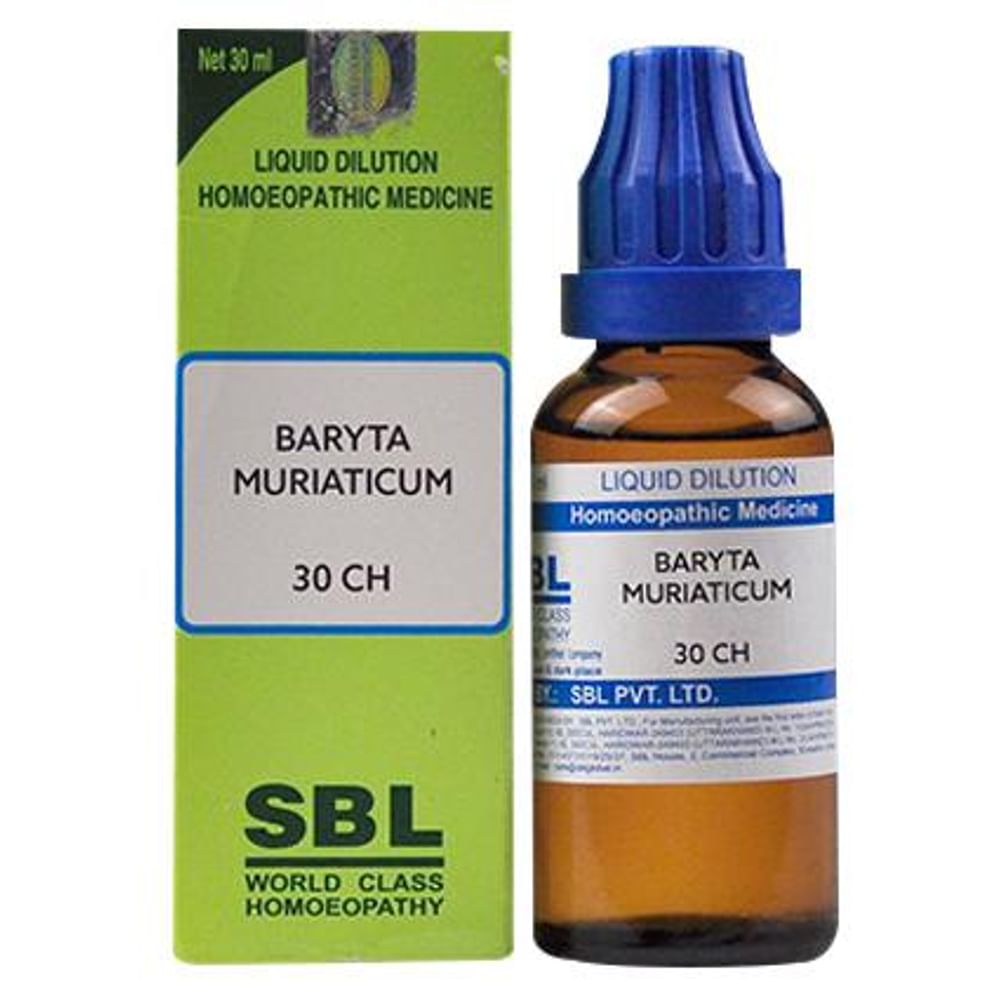 SBL Baryta Muriaticum Dilution 30 CH SBL Baryta Muriaticum Dilution 30 CH