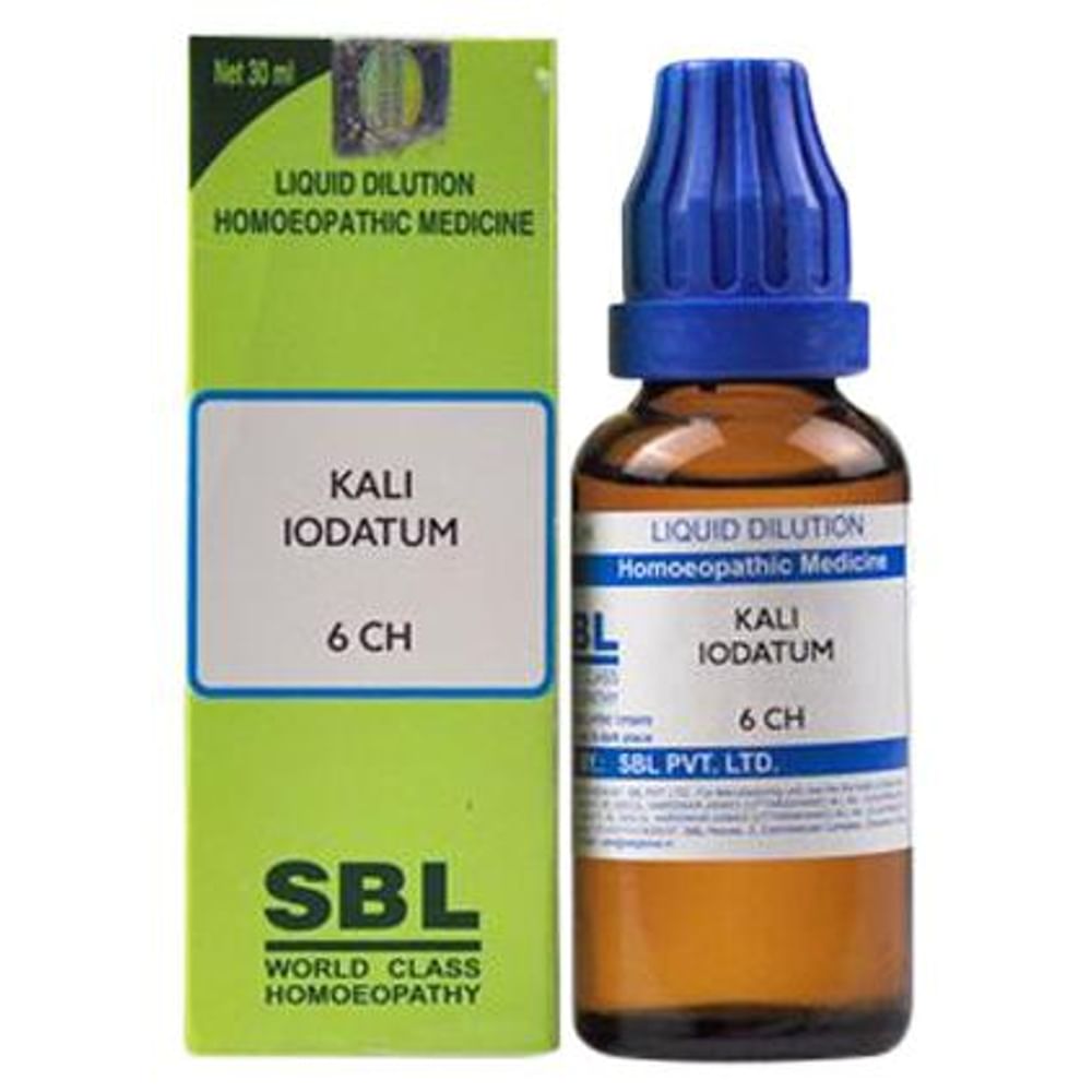 SBL Kali Iodatum Dilution 6 CH SBL Kali Iodatum Dilution 6 CH