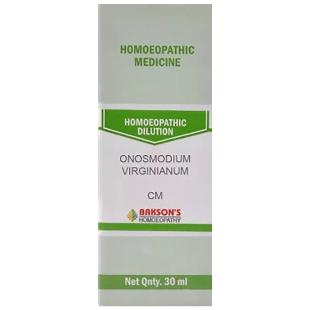 Bakson's Homeopathy Onosmodium Virginianum Dilution CM Bakson's Homeopathy Onosmodium Virginianum Dilution CM