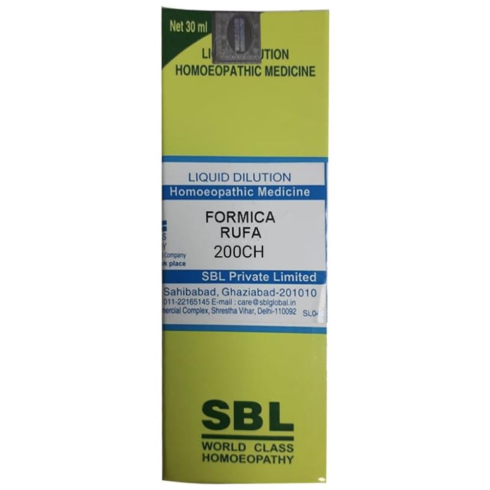 SBL Formica Rufa Dilution 200 CH SBL Formica Rufa Dilution 200 CH