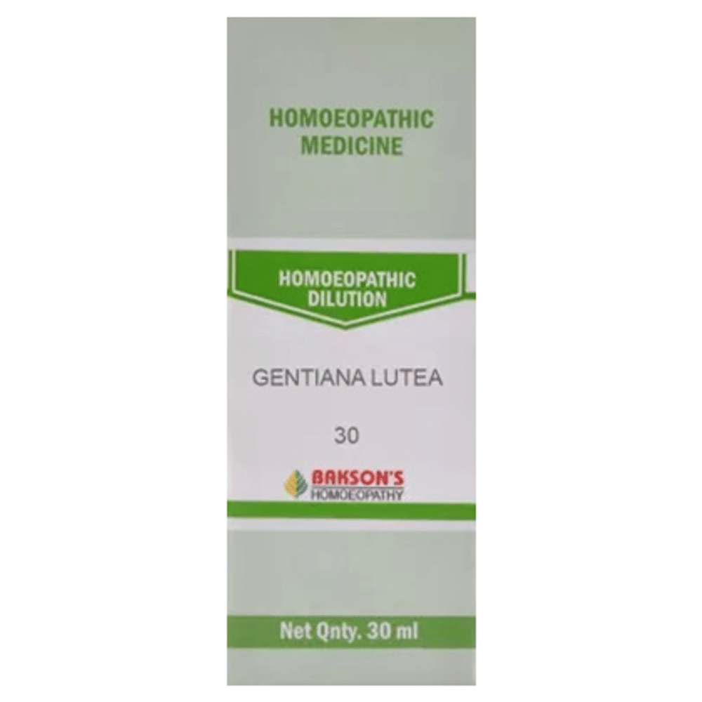 Bakson's Homeopathy Gentiana Lutea Dilution 30 Bakson's Homeopathy Gentiana Lutea Dilution 30