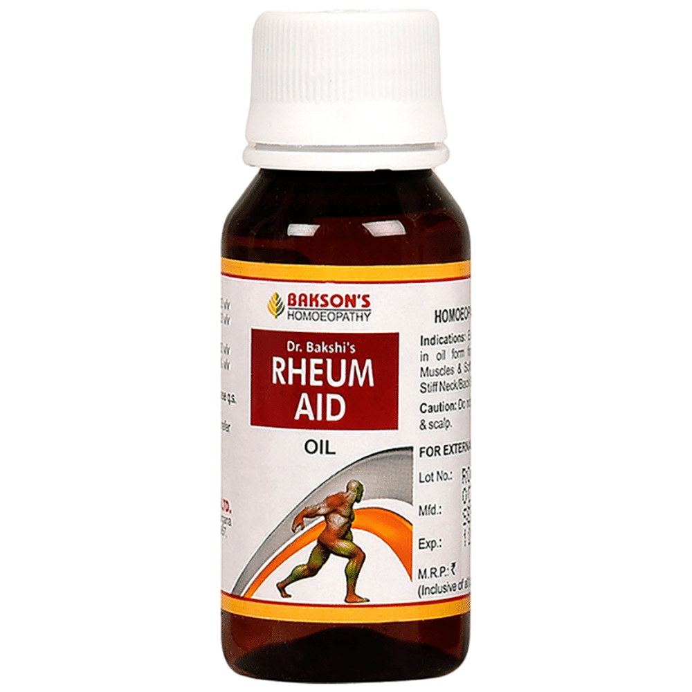 Bakson's Homeopathy Rheum Aid Oil Bakson's Homeopathy Rheum Aid Oil