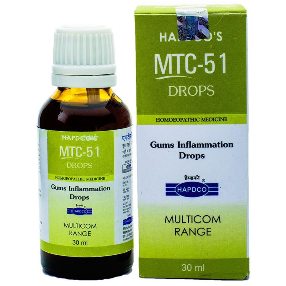 Hapdco MTC-51 Gums Inflammation Drop Hapdco MTC-51 Gums Inflammation Drop