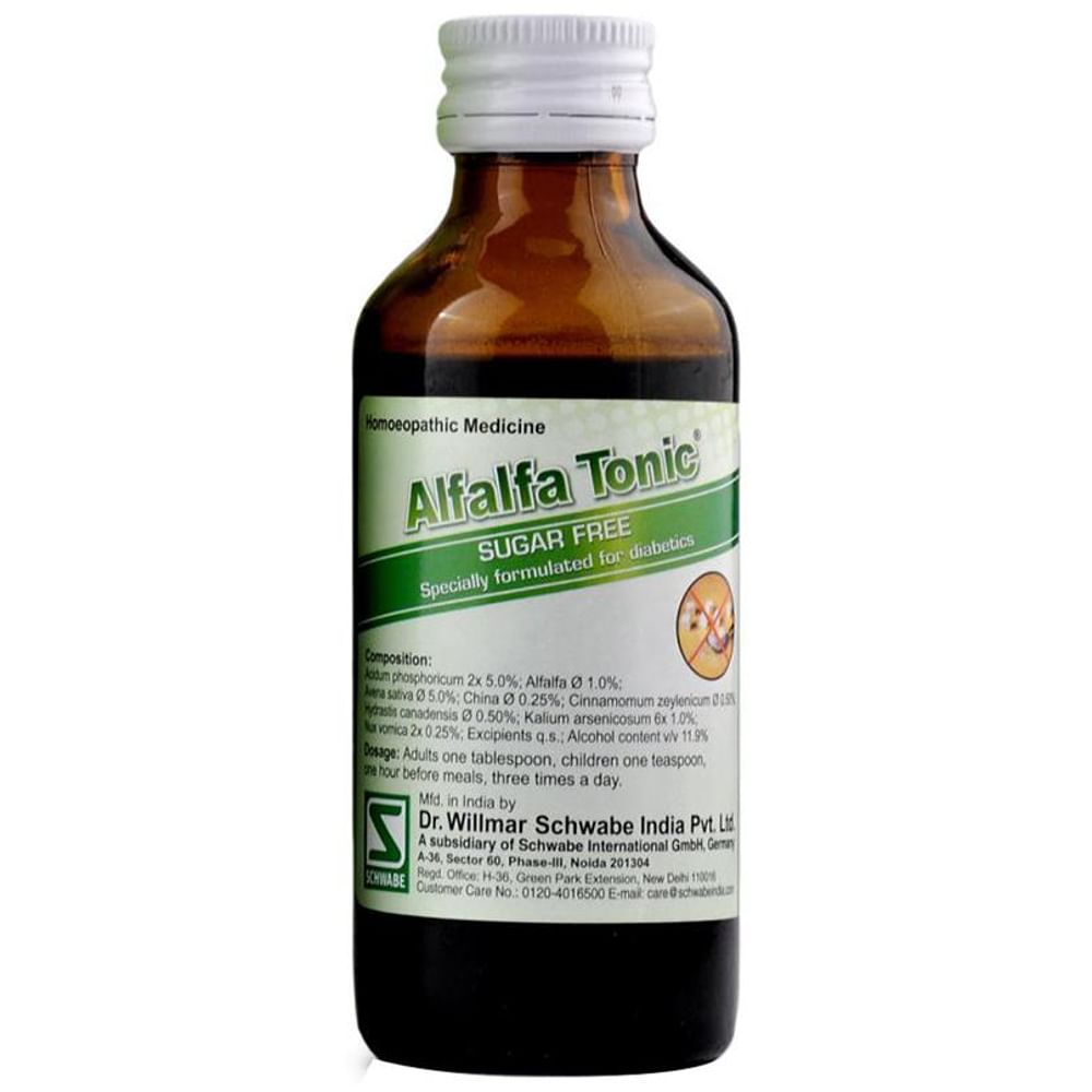 Dr Willmar Schwabe India Alfalfa Tonic Homeopathic Medicine Sugar Free Dr Willmar Schwabe India Alfalfa Tonic Homeopathic Medicine Sugar Free