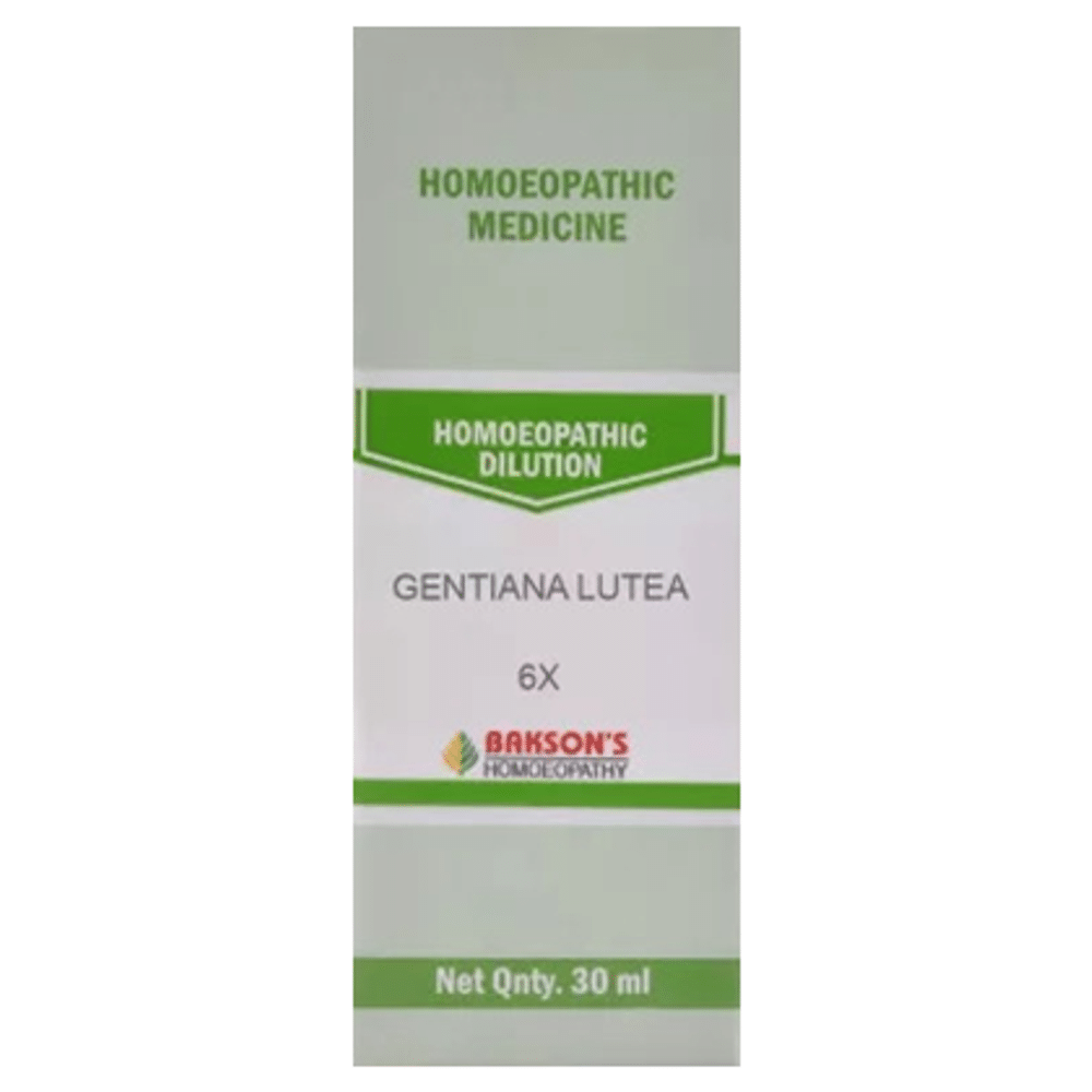 Bakson's Homeopathy Gentiana Lutea Dilution 6X Bakson's Homeopathy Gentiana Lutea Dilution 6X