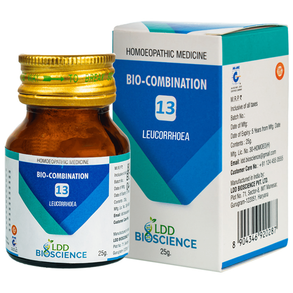 LDD Bioscience Bio-Combination 13 Leucorrhoea Tablet LDD Bioscience Bio-Combination 13 Leucorrhoea Tablet