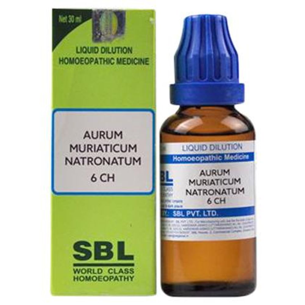 SBL Aurum Muriaticum Natronatum Dilution 6 CH SBL Aurum Muriaticum Natronatum Dilution 6 CH