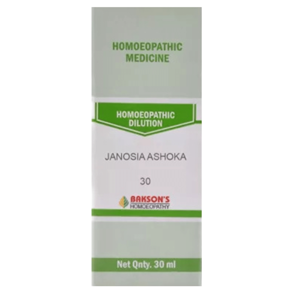 Bakson's Homeopathy Janosia Ashoka Dilution 30
