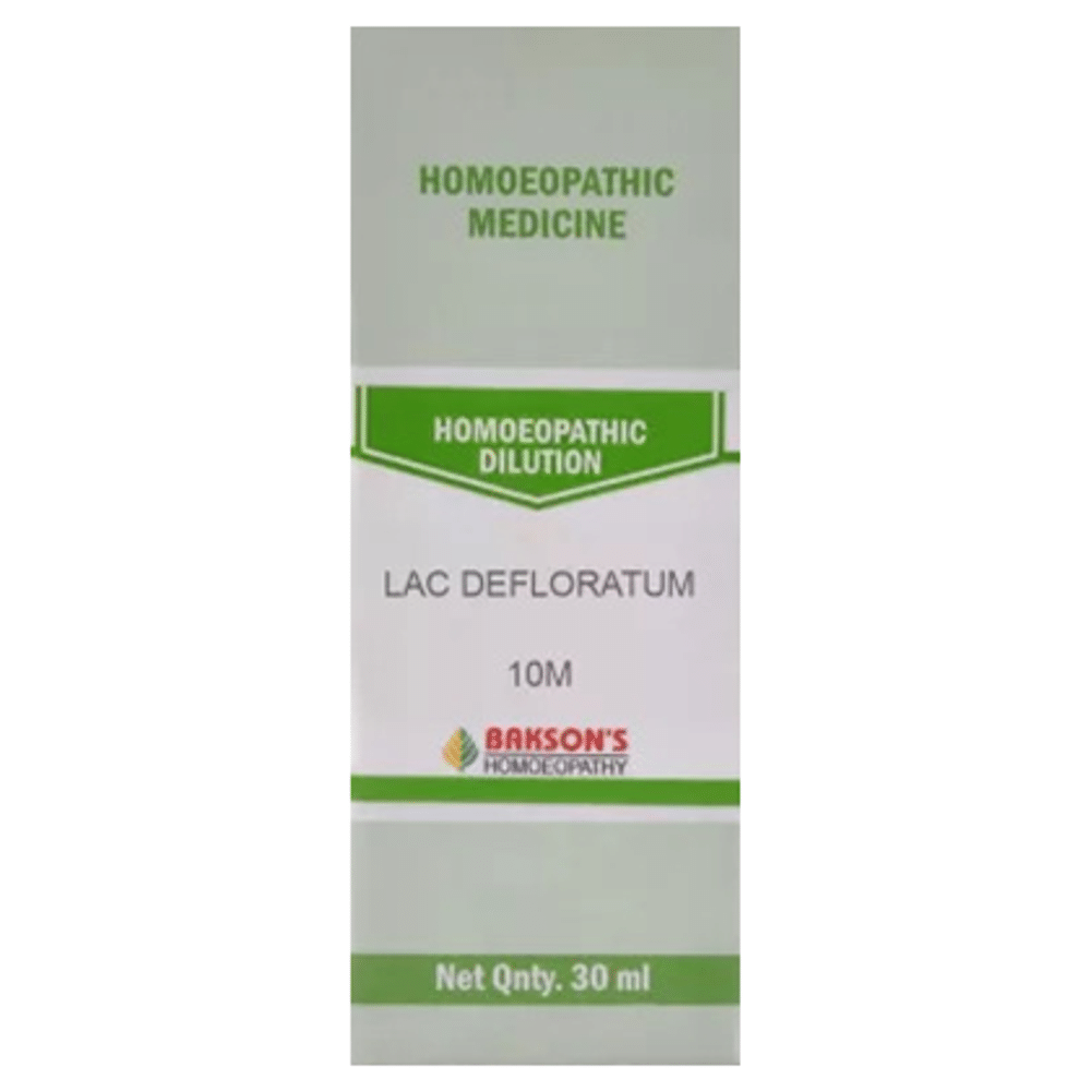 Bakson's Homeopathy Lac Defloratum Dilution 10M