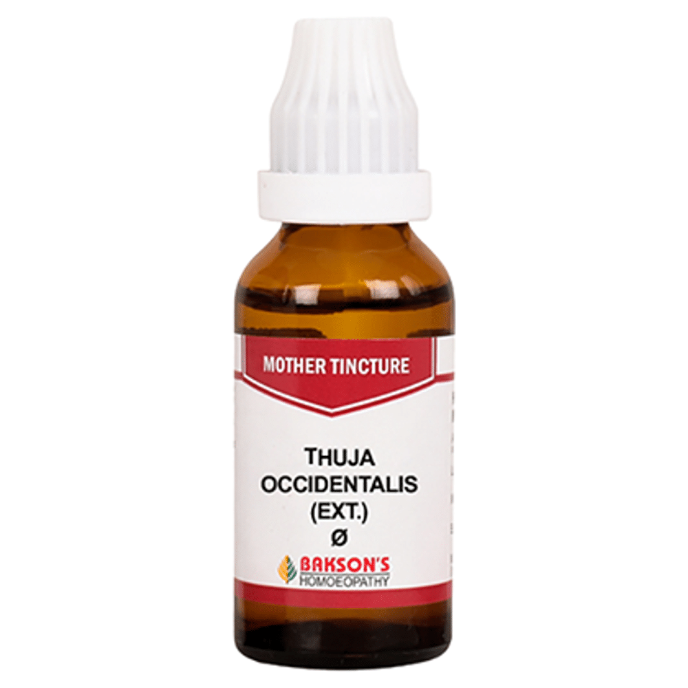 Bakson's Homeopathy Thuja Occidentalis (Ext.) Mother Tincture Q Bakson's Homeopathy Thuja Occidentalis (Ext.) Mother Tincture Q