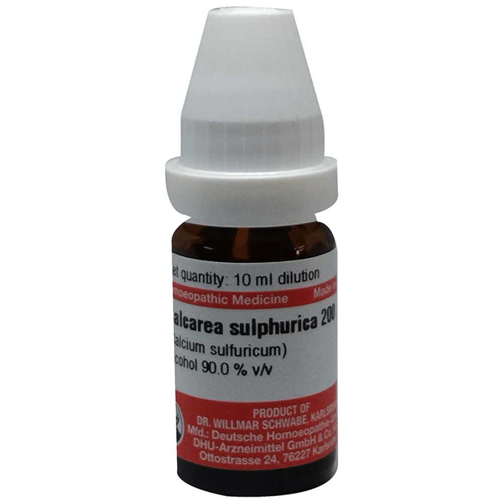 Dr Willmar Schwabe Germany Calcarea Sulphurica Dilution 200 Dr Willmar Schwabe Germany Calcarea Sulphurica Dilution 200