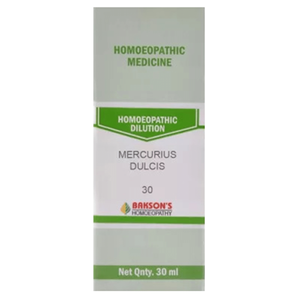 Bakson's Homeopathy Mercurius Dulcis Dilution 30