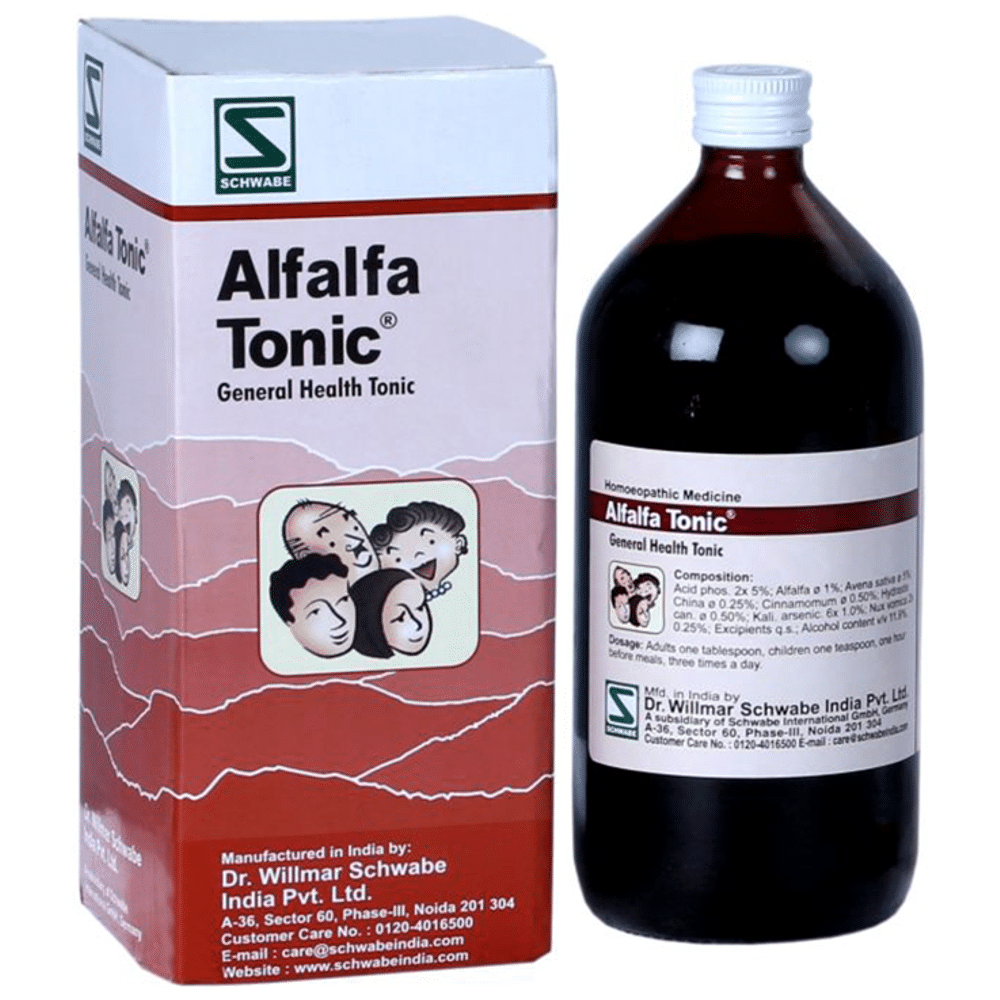 Dr Willmar Schwabe India Alfalfa General Health Tonic Dr Willmar Schwabe India Alfalfa General Health Tonic