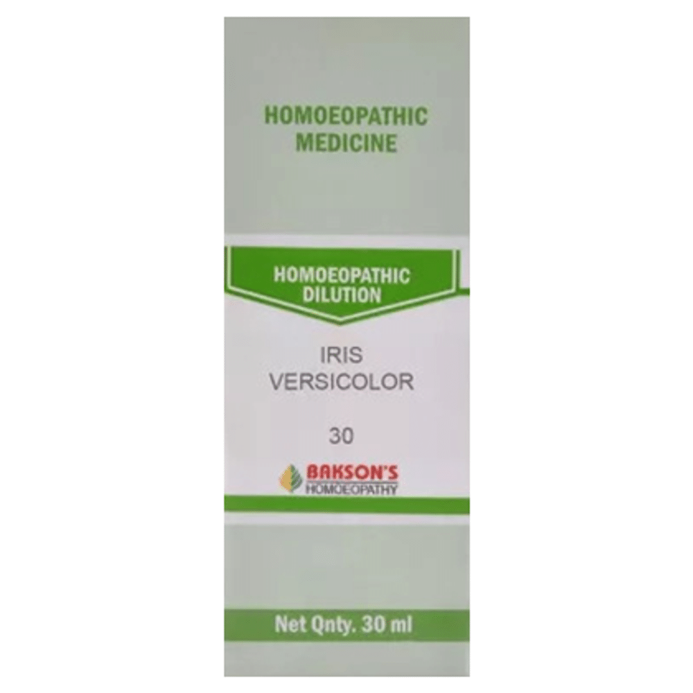 Bakson's Homeopathy Iris Versicolor Dilution 30 Bakson's Homeopathy Iris Versicolor Dilution 30
