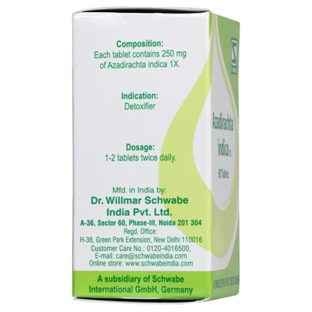 Dr Willmar Schwabe India Azadirachta Indica Tablet 1X Dr Willmar Schwabe India Azadirachta Indica Tablet 1X