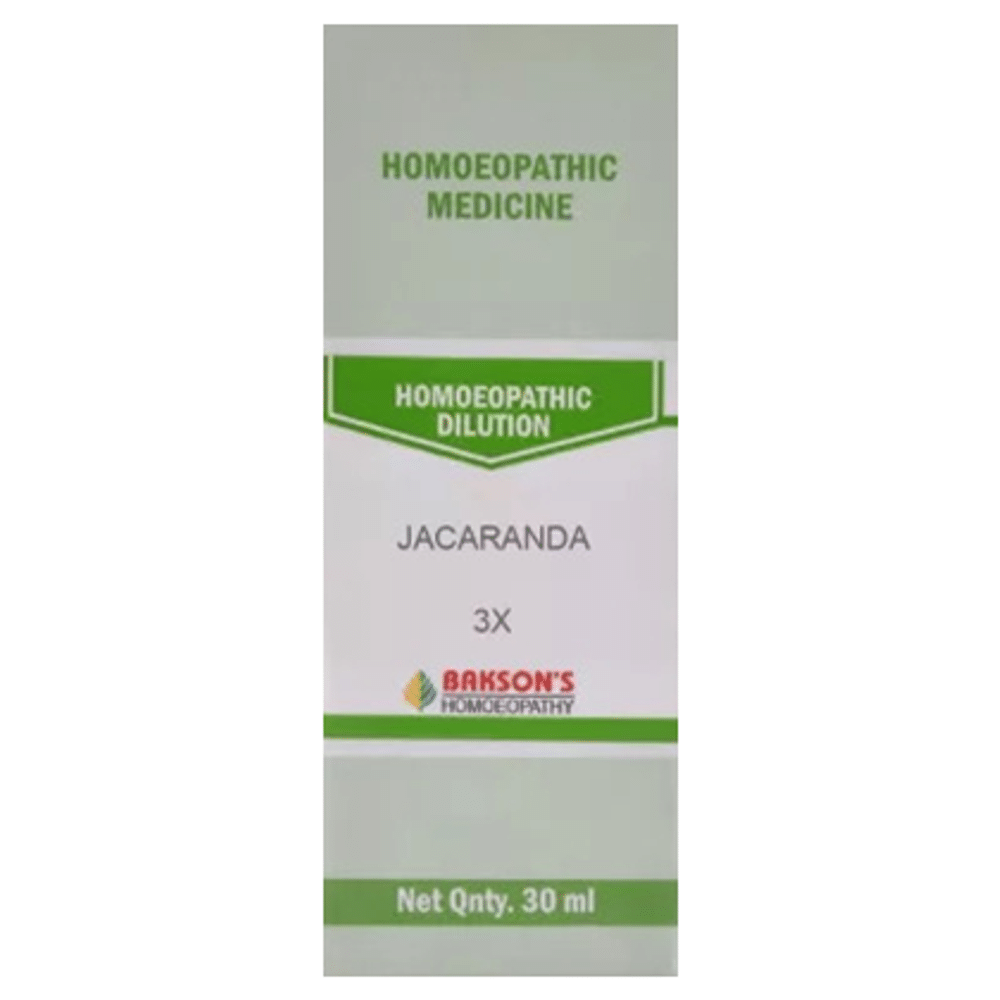 Bakson's Homeopathy Jacaranda Dilution 3X