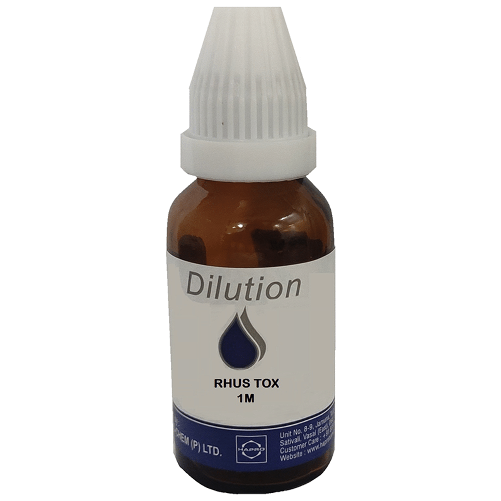Hapro Rhus Tox Dilution 1M Hapro Rhus Tox Dilution 1M