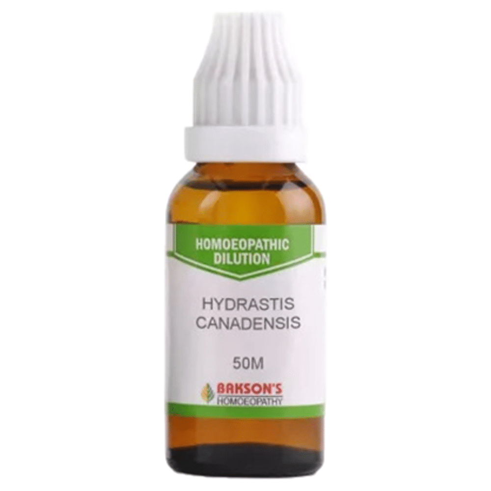 Bakson's Homeopathy Hydrastis Canadensis Dilution 50M Bakson's Homeopathy Hydrastis Canadensis Dilution 50M