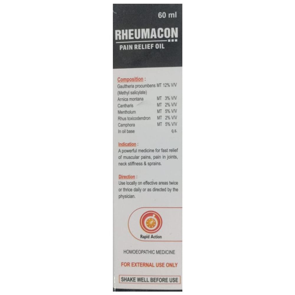 Hapdco Rheumacon Pain Relief Oil Hapdco Rheumacon Pain Relief Oil
