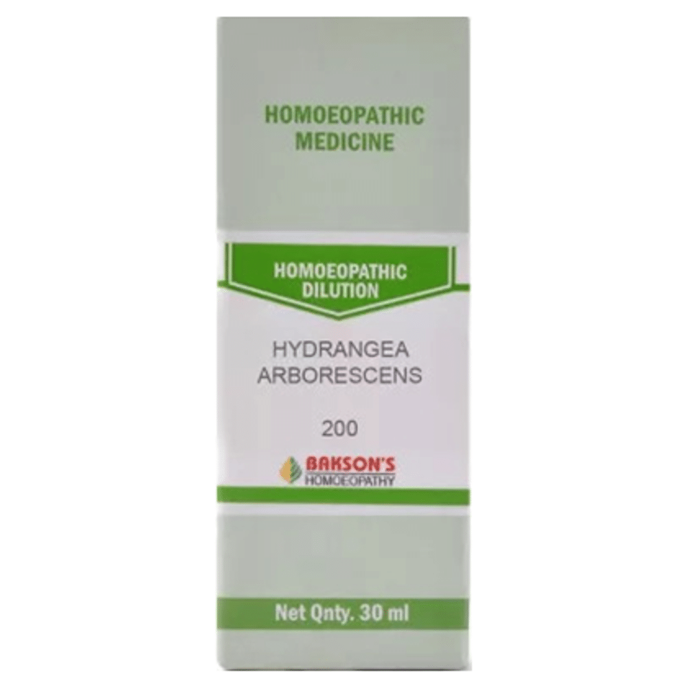 Bakson's Homeopathy Hydrangea Arborescens  Dilution 200