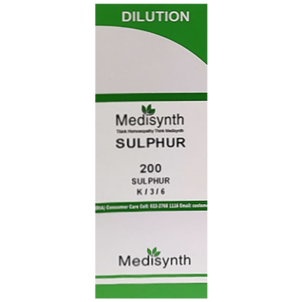 Medisynth Sulphur Dilution 200 Medisynth Sulphur Dilution 200