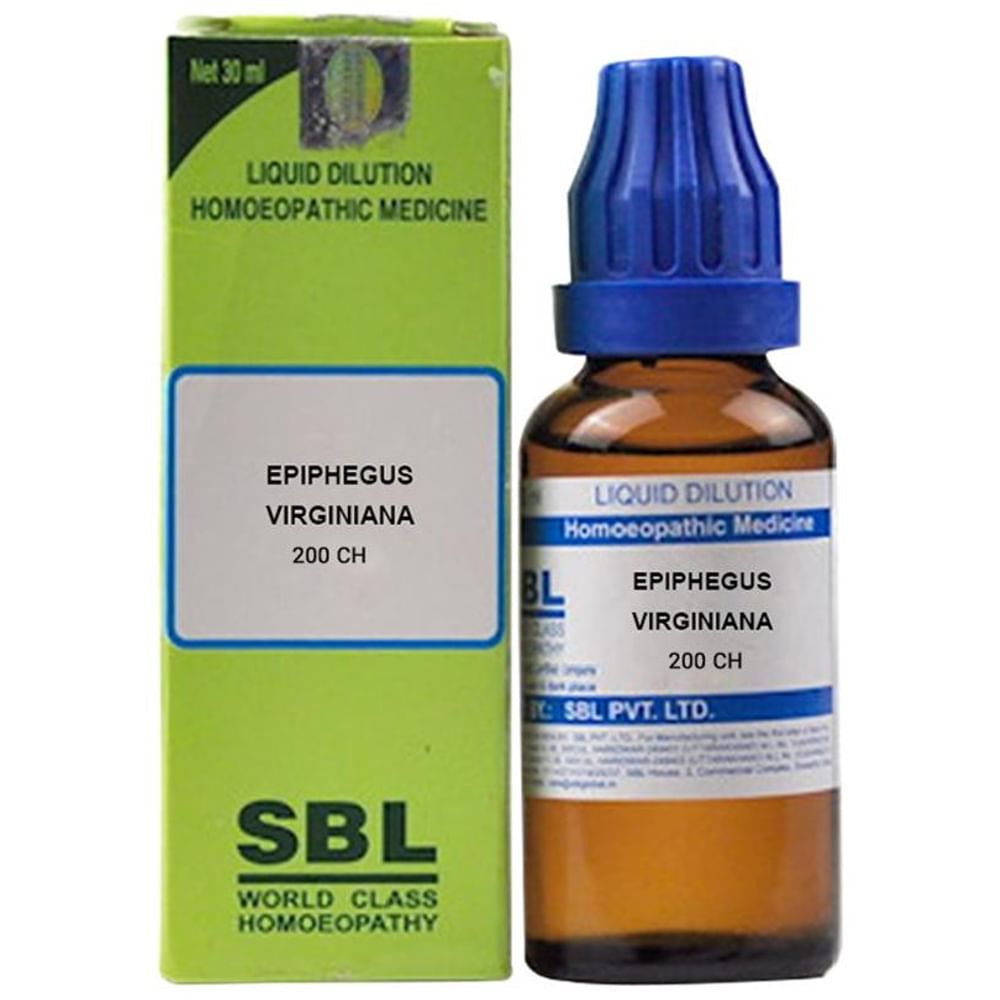 SBL Epiphegus Virginiana Dilution 200 CH SBL Epiphegus Virginiana Dilution 200 CH