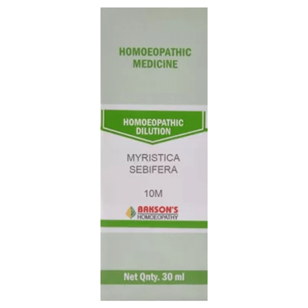 Bakson's Homeopathy Myristica Sebifera Dilution 10M