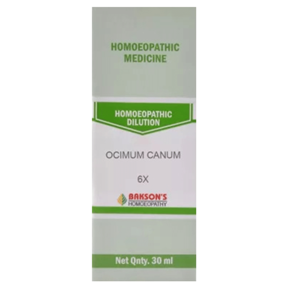 Bakson's Homeopathy Ocimum Canum Dilution 6X