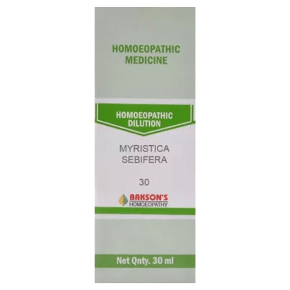 Bakson's Homeopathy Myristica Sebifera Dilution 30