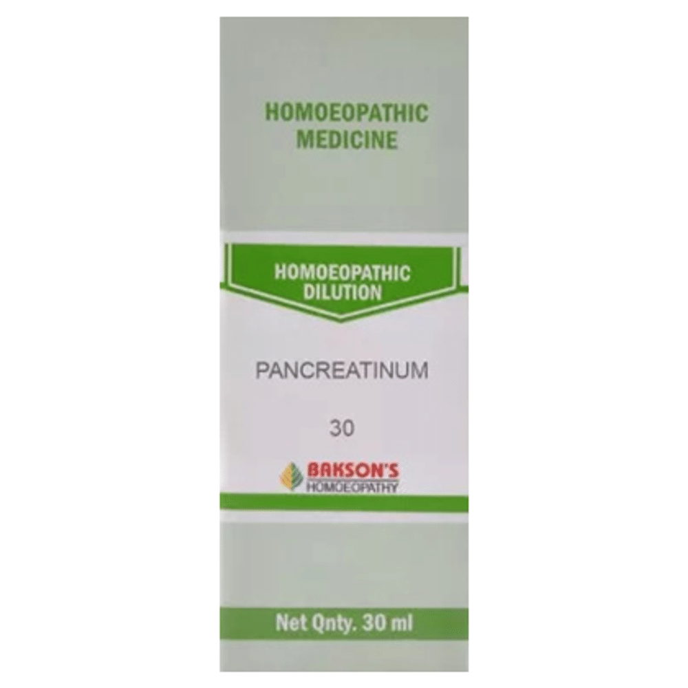 Bakson's Homeopathy Pancreatinum Dilution 30