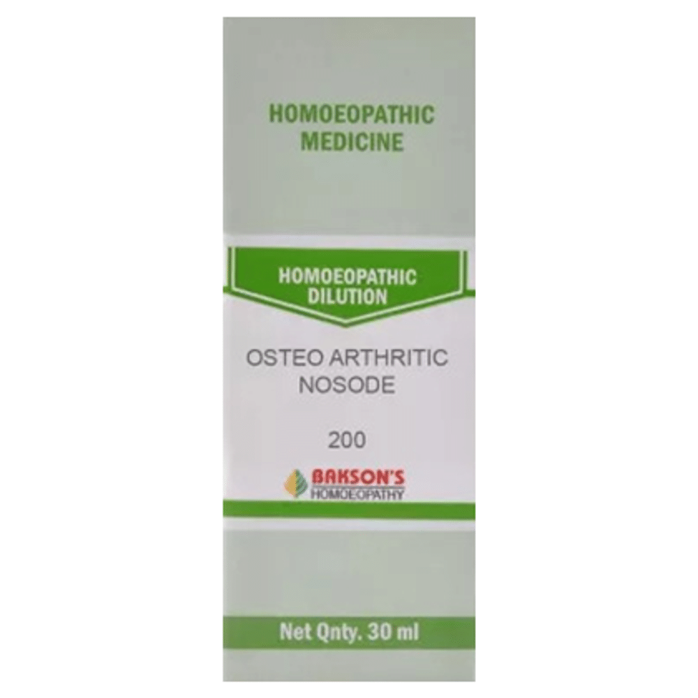 Bakson's Homeopathy Osteo Arthritic Nosode Dilution 200