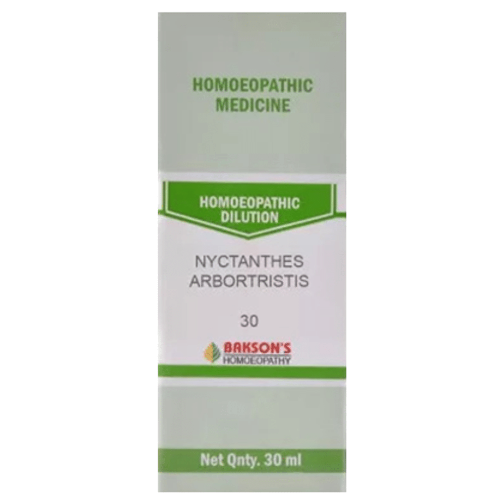 Bakson's Homeopathy Nyctanthes Arbortristis Dilution 30