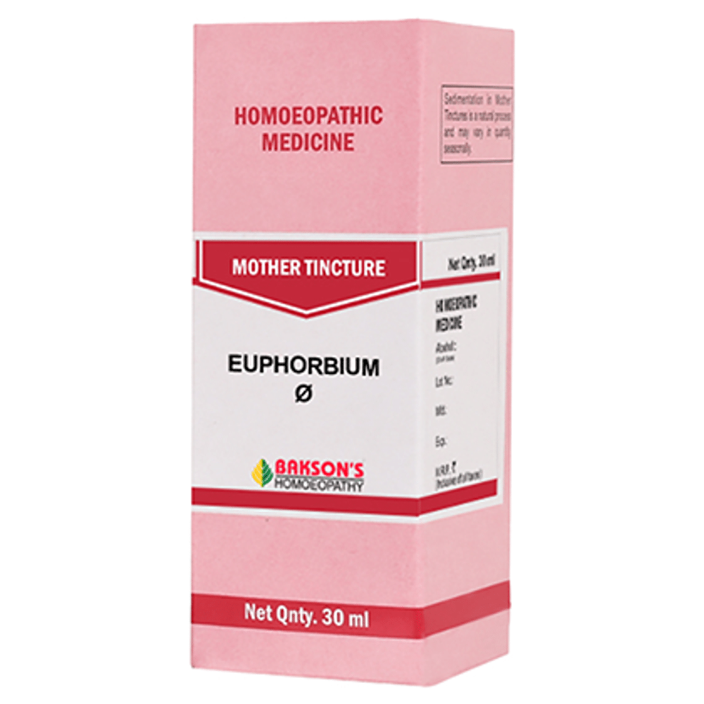 Bakson's Homeopathy Euphorbium Mother Tincture Q Bakson's Homeopathy Euphorbium Mother Tincture Q