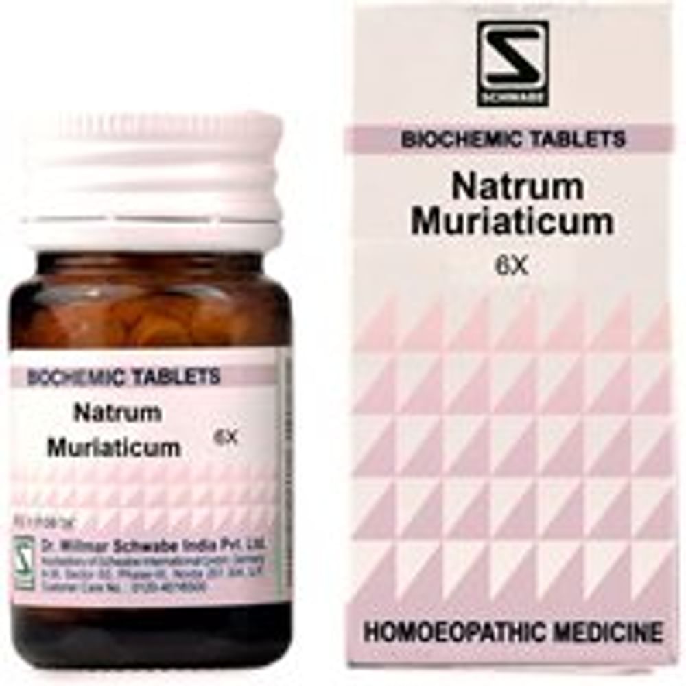 Dr Willmar Schwabe India Natrum Muriaticum Biochemic Tablet 6X Dr Willmar Schwabe India Natrum Muriaticum Biochemic Tablet 6X