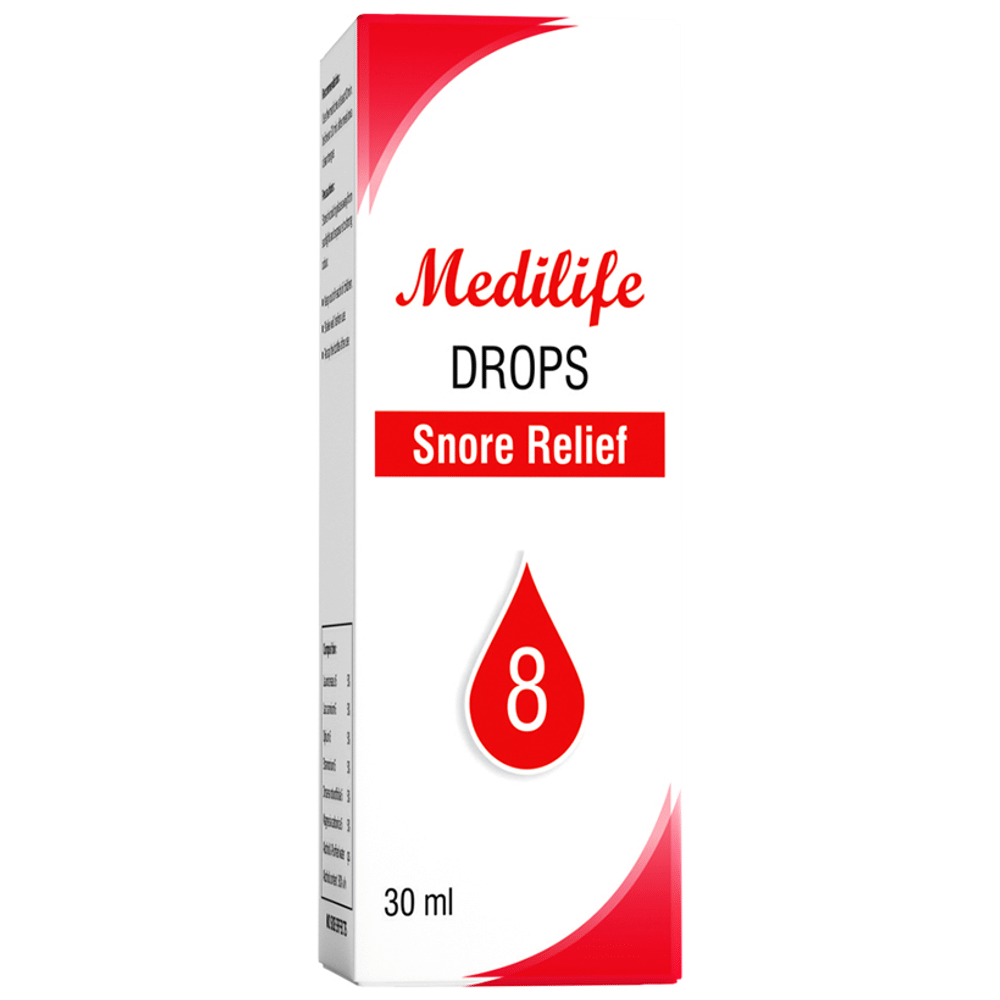 Medilife No 8 Snore Relief Drop (30ml Each) Medilife No 8 Snore Relief Drop (30ml Each)