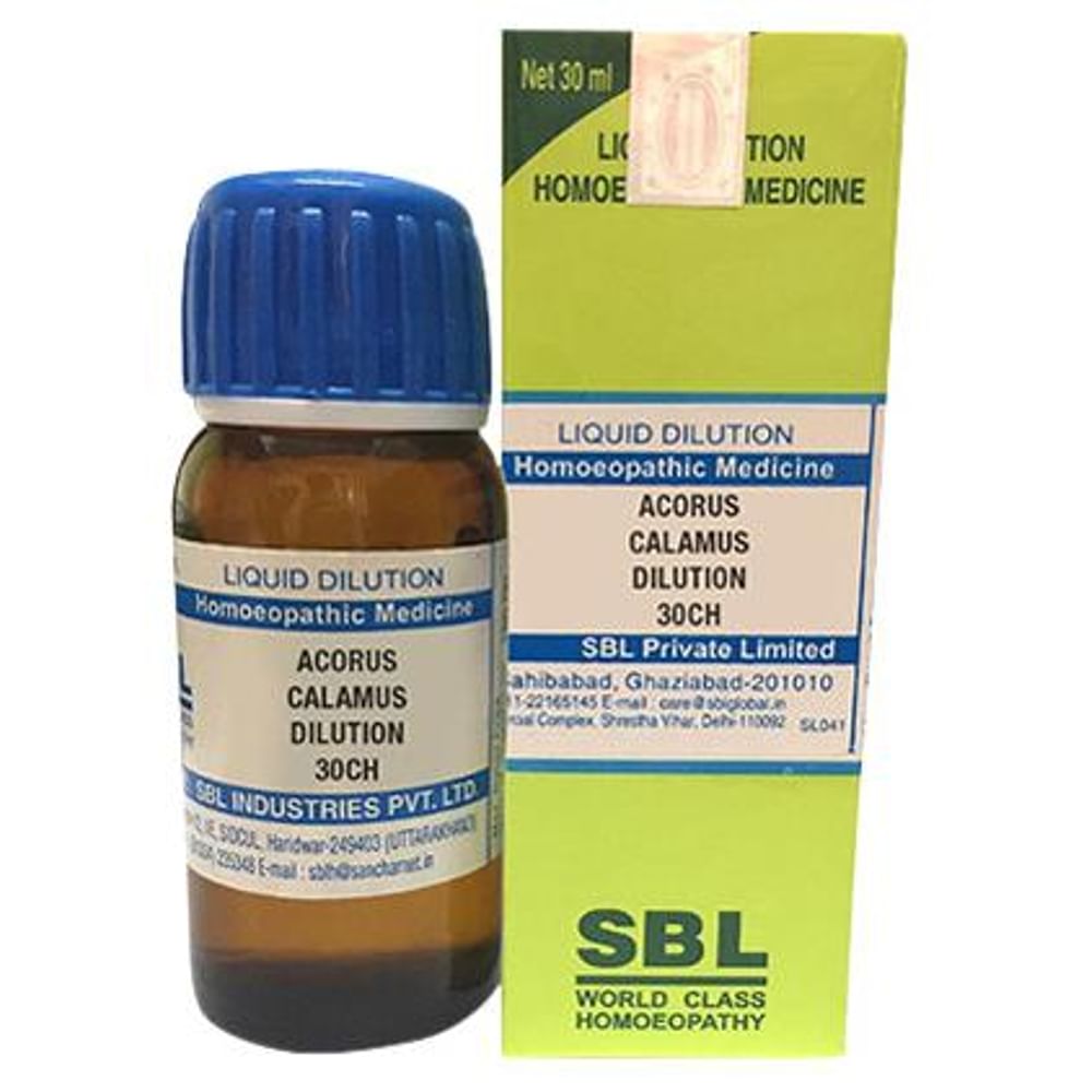 SBL Acorus Calamus Dilution 30 CH