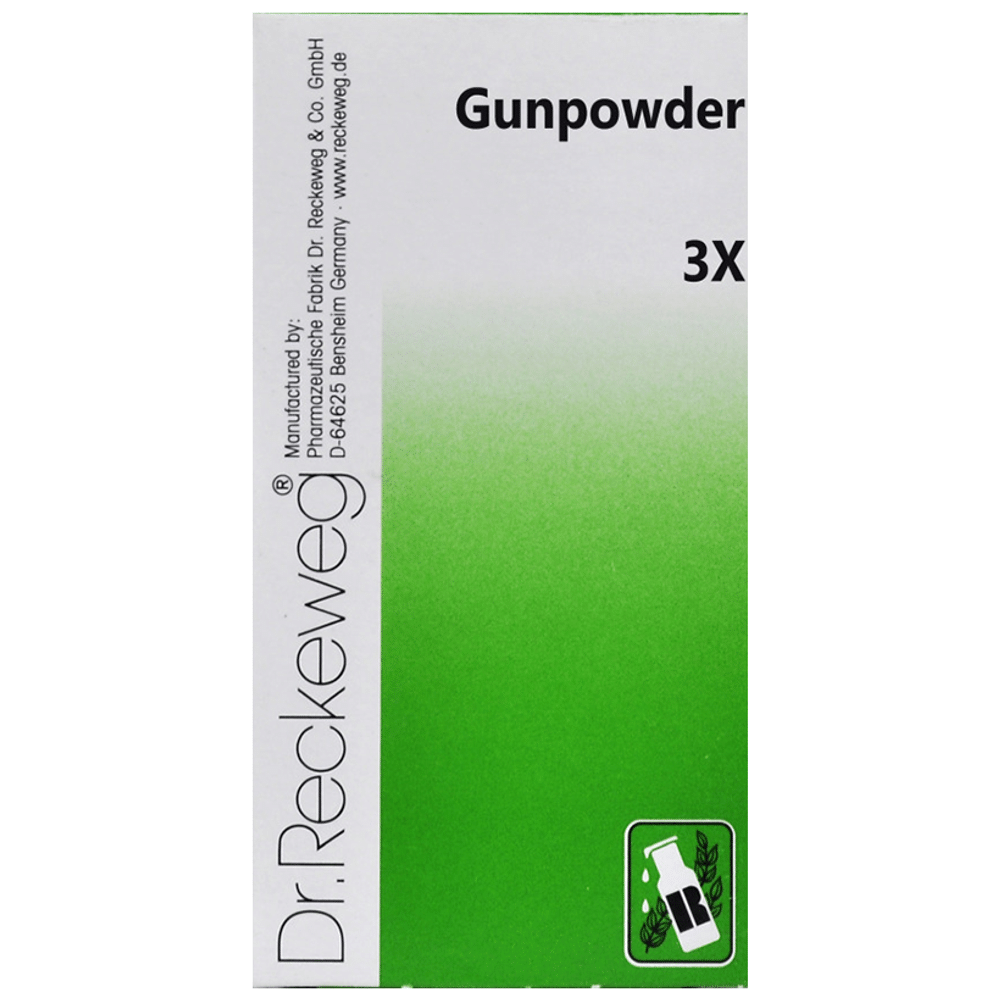 Dr. Reckeweg Gunpowder Trituration Tablet 3X Dr. Reckeweg Gunpowder Trituration Tablet 3X