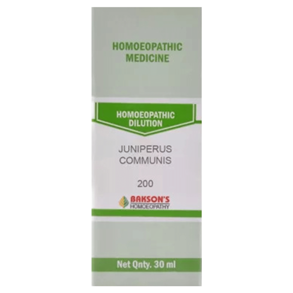 Bakson's Homeopathy Juniperus Communis Dilution 200 Bakson's Homeopathy Juniperus Communis Dilution 200