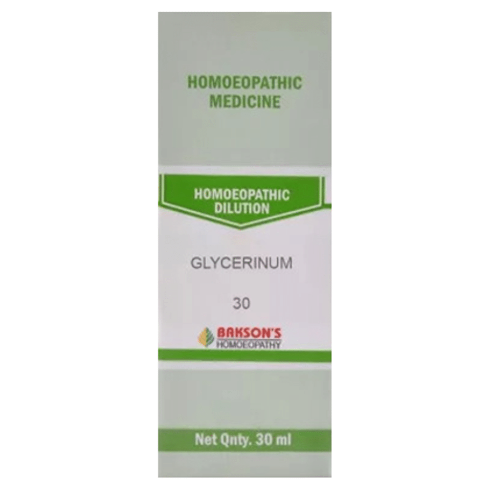 Bakson's Homeopathy Glycerinum Dilution 30 Bakson's Homeopathy Glycerinum Dilution 30