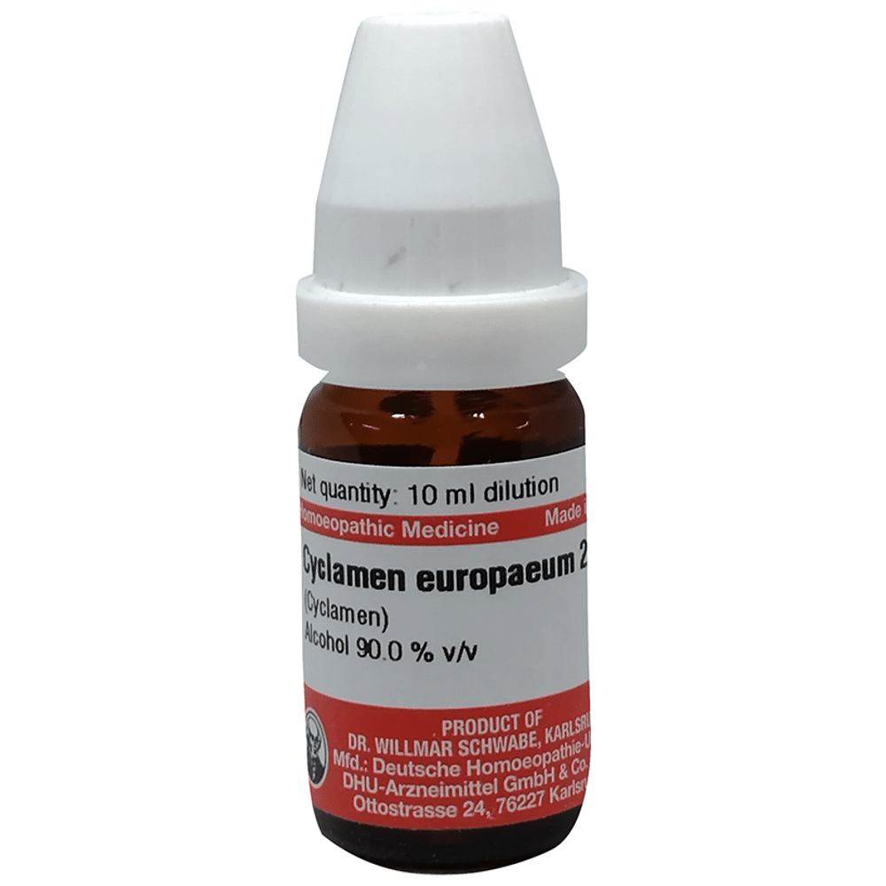 Dr Willmar Schwabe Germany Cyclamen Europaeum Dilution 200 Dr Willmar Schwabe Germany Cyclamen Europaeum Dilution 200
