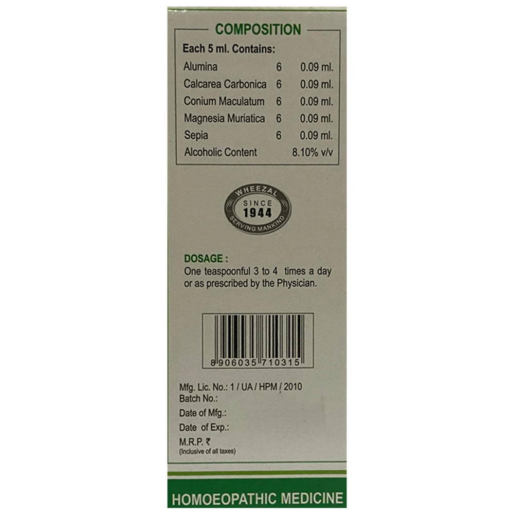 Wheezal Leucorine Syrup Wheezal Leucorine Syrup