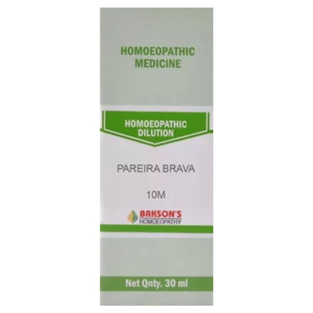 Bakson's Homeopathy Pareira Brava Dilution 10M