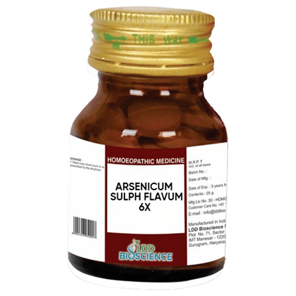 LDD Bioscience Arsenicum Sulph Flavum 6X