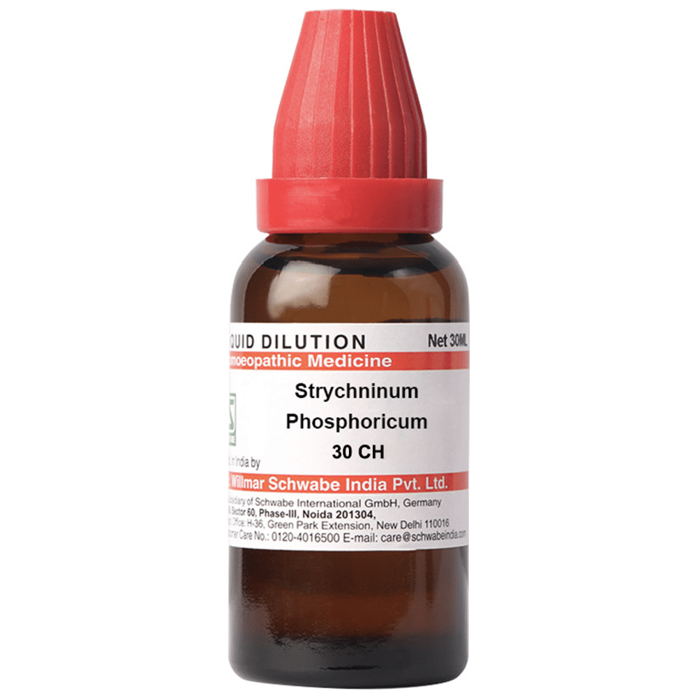 Dr Willmar Schwabe India Strychninum Phosphoricum Dilution 30 CH Dr Willmar Schwabe India Strychninum Phosphoricum Dilution 30 CH