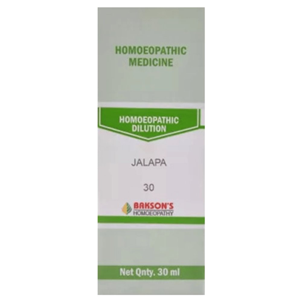 Bakson's Homeopathy Jalapa Dilution 30 Bakson's Homeopathy Jalapa Dilution 30