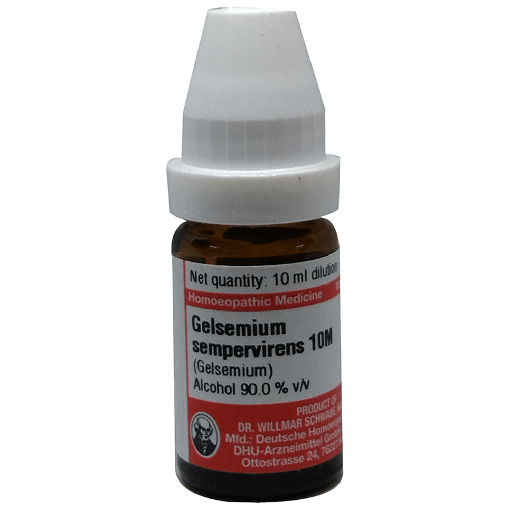 Dr Willmar Schwabe Germany Gelsemium Sempervirens Dilution 10M Dr Willmar Schwabe Germany Gelsemium Sempervirens Dilution 10M